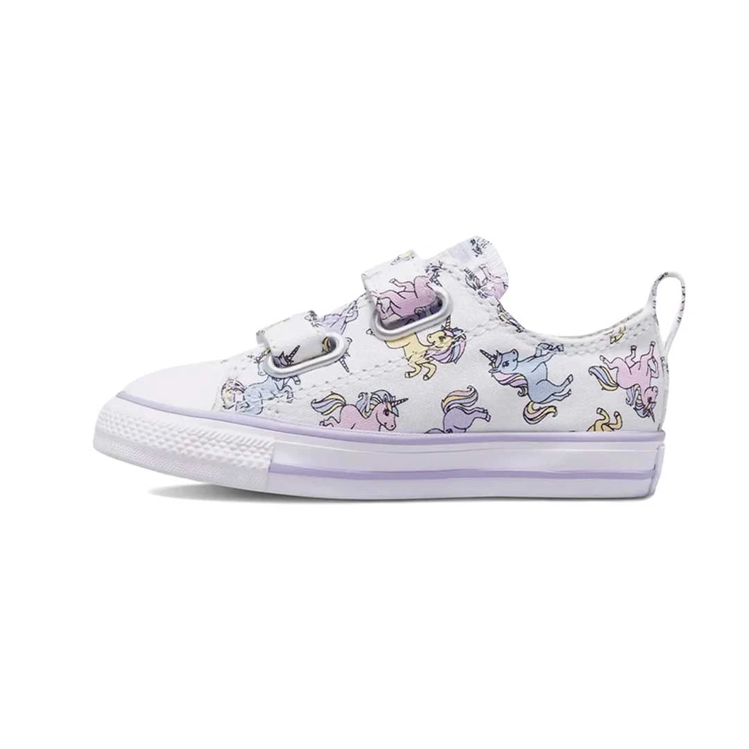 Converse - Kids' (Infant) Chuck Taylor All Star Unicorns 2V Ox Shoes (A01675C) 2 Converse - Kids' (Infant) Chuck Taylor All Star Unicorns 2V Ox Shoes (A01675C) - Image 2