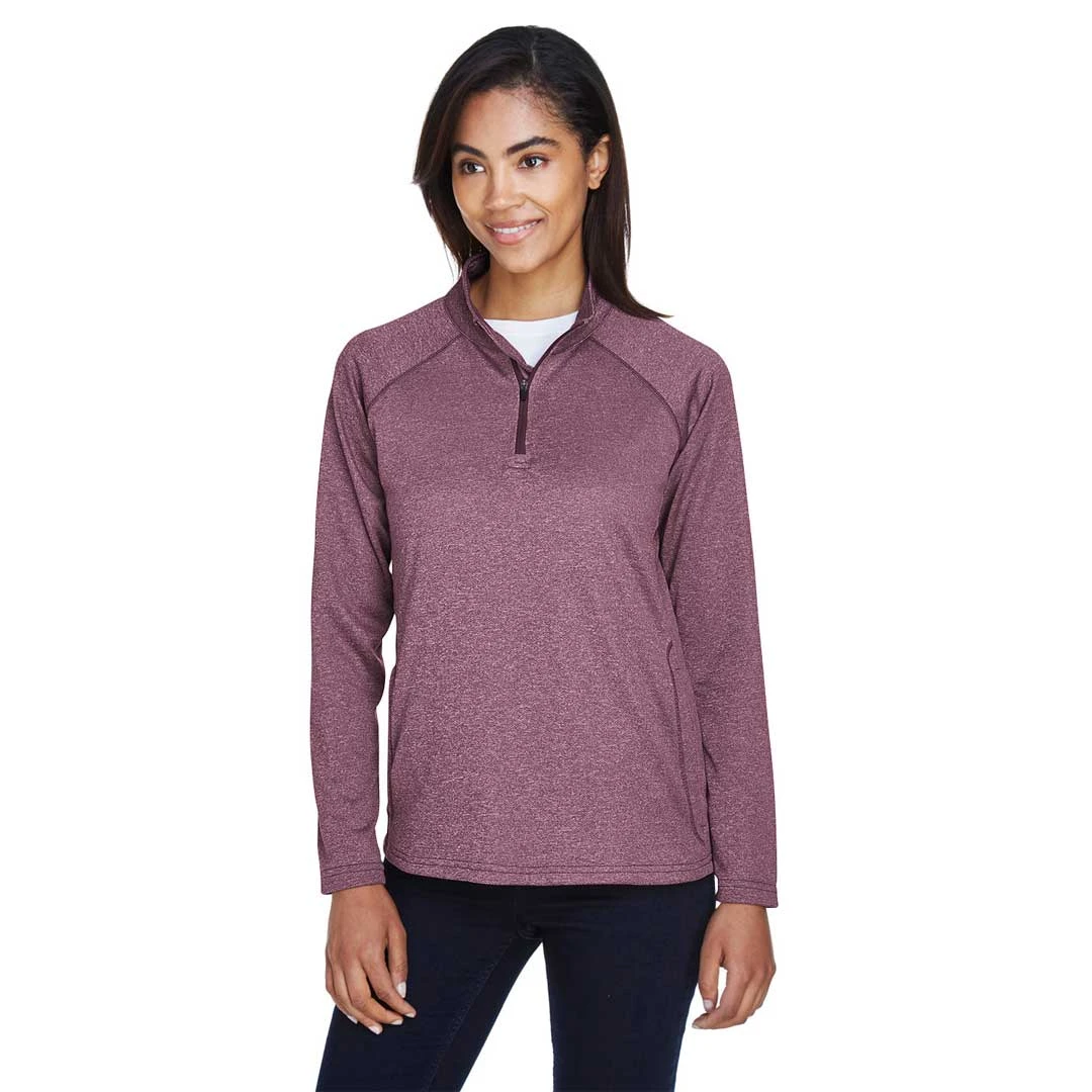 Devon & Jones - Women's 1/4 Zip Tech Shell Pullover (DG440W BH) 2 Devon & Jones - Women's 1/4 Zip Tech Shell Pullover (DG440W BH) - Image 2