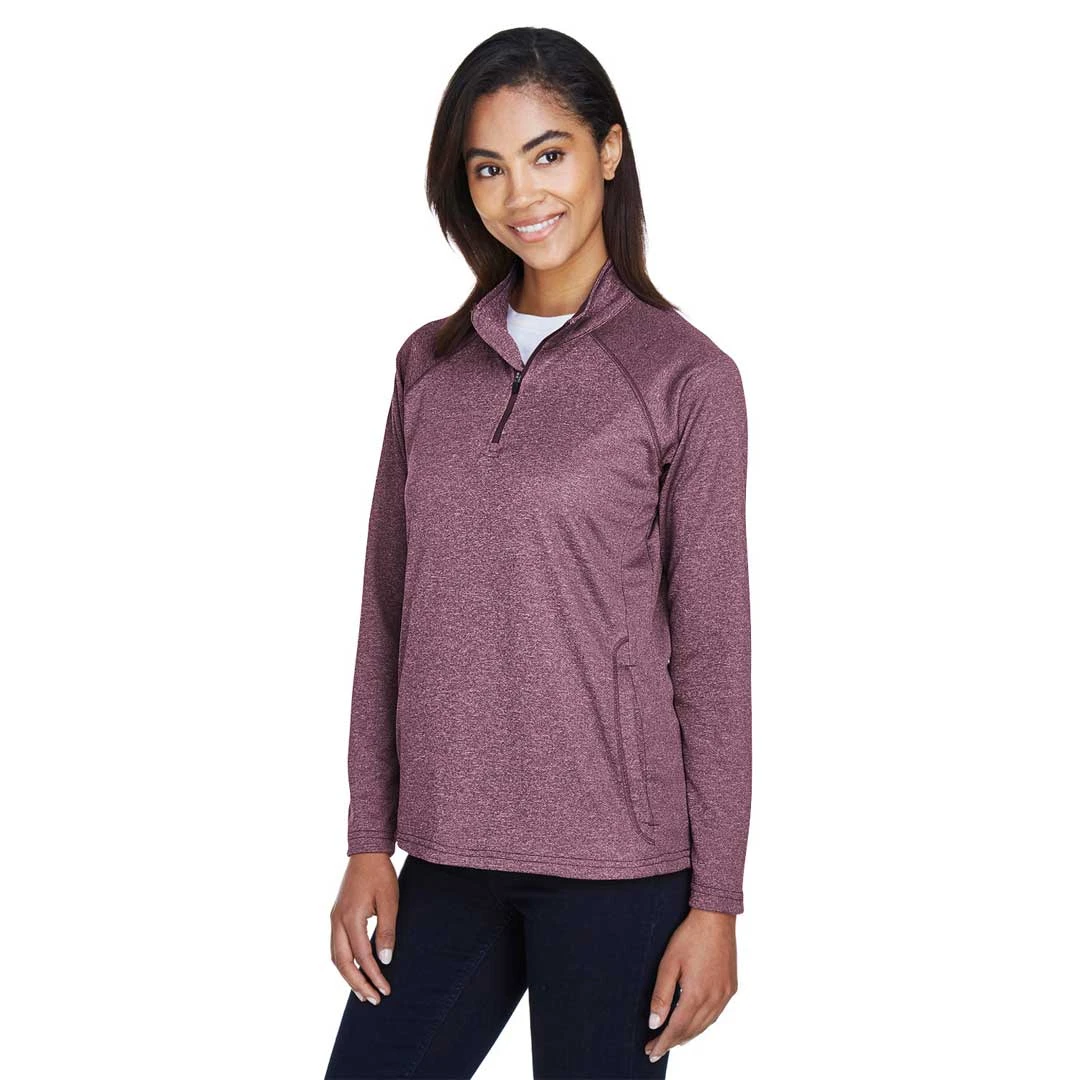 Devon & Jones - Women's 1/4 Zip Tech Shell Pullover (DG440W BH) 3 Devon & Jones - Women's 1/4 Zip Tech Shell Pullover (DG440W BH) - Image 3