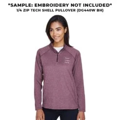 Devon & Jones - Women's 1/4 Zip Tech Shell Pullover (DG440W BH) 7 Devon & Jones - Women's 1/4 Zip Tech Shell Pullover (DG440W BH) -New Shoes Shop Devon Jones Women s 1 4 Zip Tech Shell Pullover DG440W BH 04