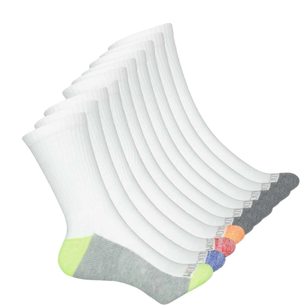 Fruit Of The Loom - Kids' 10 Pack Crew Socks (B1810WX F16WH) 1 Fruit Of The Loom - Kids' 10 Pack Crew Socks (B1810WX F16WH)