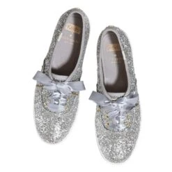 Keds - Women's Keds X Kate Spade Champion Glitter Shoes (WF52390) -New Shoes Shop Keds Women s Keds x Kate Spade Champion Glitter Shoes WF52390 04