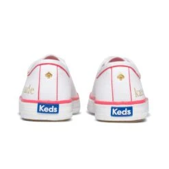 Keds - Women's Keds X Kate Spade New York Kickstart Foil Logo Shoes (WF66096) -New Shoes Shop Keds Women s Keds x Kate Spade New York Kickstart Foil Logo Shoes WF66096 03