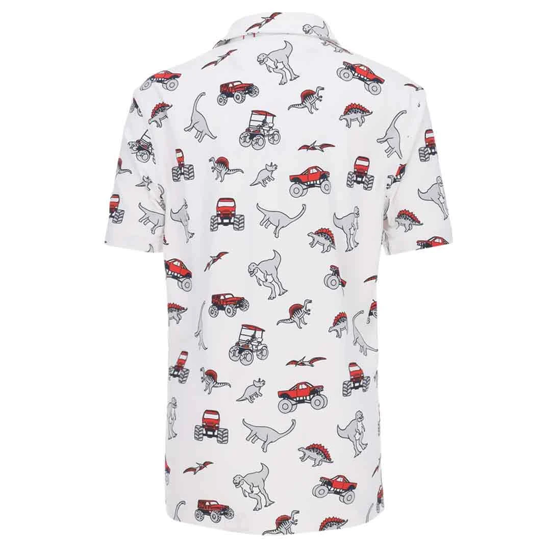 Puma - Kids' (Junior) Cloudspun Dino-Mite Polo (534343 01) 2 Puma - Kids' (Junior) Cloudspun Dino-Mite Polo (534343 01) - Image 2