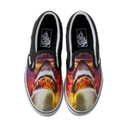 Vans - Kids' (Preschool) Classic Slip-On Shark Sunset Shoes (7Q5GAC7) -New Shoes Shop Vans Kids Classic Slip On Shark Sunset 7Q5GAC7